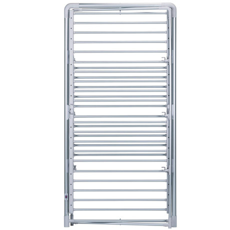 DIRT DEVIL DD6004 električno stojalo za sušenje perila, 2V1, pokončno / samostoječe / zložljivo, 300W, 21m prostora, 30 palic, nastavljiva temperatura, IP22 vodoodpornost, aluminij, srebrno