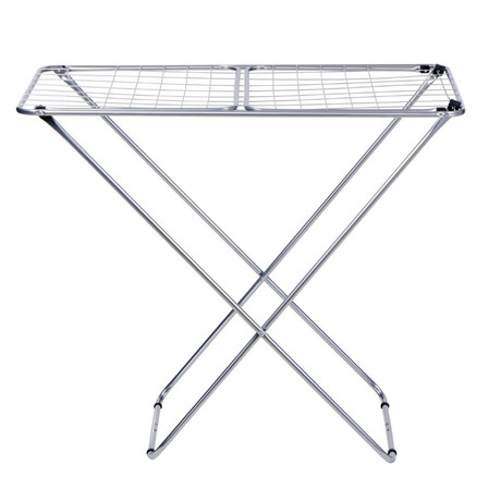 DIRT DEVIL stojalo za sušenje perila, samostoječe / zložljivo, kovinsko, 18m prostora, protizdrsne nogice, izjemna stabilnost, za notranjo / zunanjo uporabo, srebrno