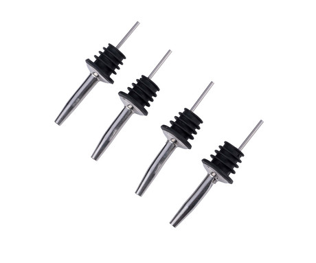 ALPINA COCKTAIL komplet pripomočkov za koktajle, 14 kos, All-In-One, darilno pakiranje, nerjaveče jeklo, srebrn