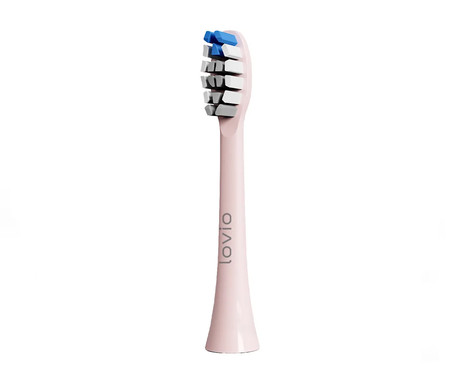 MANTA LOVIO SonicProtect PRO sonična električna zobna ščetka, 5 nastavkov, 5 načinov, 3 stopnje, senzor pritiska, Sonic Vibration tehnologija, baterija, IPX8 vodoodpornost, dodatki, roza(Blush Pink)