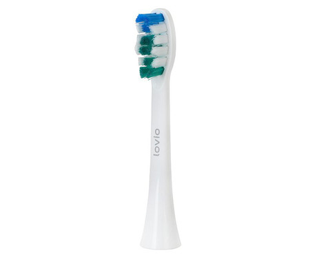MANTA LOVIO SonicProtect PRO glave za električno zobno ščetko ščetka, 5 glav, mehka trdota, bele (Pure White)