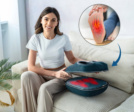 MEDIVON ARTEMIS 2V1 masažna naprava za noge, profesionalna / univerzalna, SHIATSU / ROLLING masaža, sproščanje / raztezanje / regeneracija, 3 načini, funkcija gretja, časovnik, daljinski upravljalnik