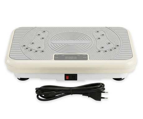 MEDIVON OXYA FIT fitnes vibracijska plošča / naprava, profesionalna, 150W, 5 načinov, 99 stopenj intenzivnosti, vadbene vrvi, nezdrsna površina, LED zaslon, vadba / masaža / raztezanje, daljinec,timer