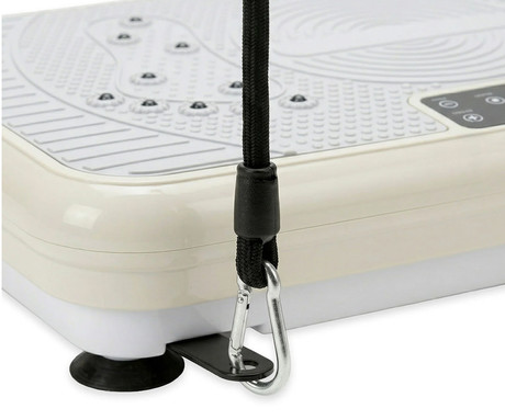 MEDIVON OXYA FIT fitnes vibracijska plošča / naprava, profesionalna, 150W, 5 načinov, 99 stopenj intenzivnosti, vadbene vrvi, nezdrsna površina, LED zaslon, vadba / masaža / raztezanje, daljinec,timer