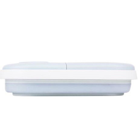 ALPINA masažna naprava za stopala, 500W moč, 8L prostornina, gretje / pomirjanje / masaža, zložljiva zasnova, enostavno čiščenje, 40x33.5x21cm, bela, siva