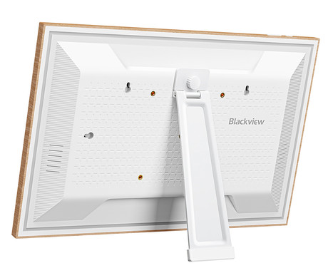 BLACKVIEW NEST 15 pametni foto okvir / koledar / HUB, 39.6cm (15.6"), FHD+ IPS zaslon na dotik, Android OS, WIFI 6, BT 5.4, 3GB RAM, 32GB ROM, do 512GB spomina, zvočnik, stojalo, rjav (Natural Wood)