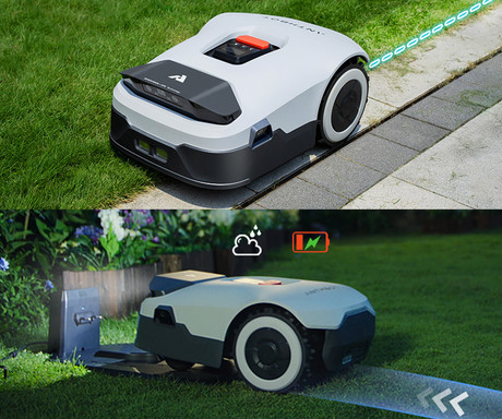 ANTHBOT GENIE 1000 pametna robotska kosilnica, brez žice, do 2000m2, RTK GPS + 4x AI 3D Vision kamera, aplikacija, AUTO mapiranje / načrtovanje poti, naklon do 45%, IPX6 vodoodpornost, WIFI, 4G, BT