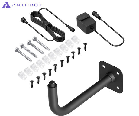 ANTHBOT RTK WALL MOUNT KIT komplet za stensko montažo antene, za kosilnice GENIE 600 / 600E / 1000 / 3000, za M5 RTK / PRO, za M9 PRO, enostavna namestitev, 10m podaljšek, kovina