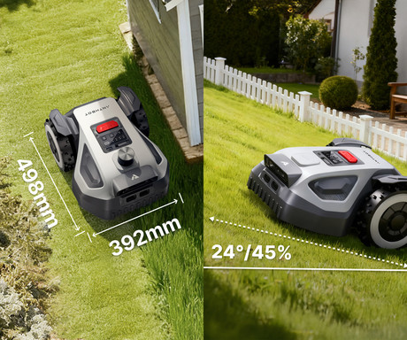 ANTHBOT M5 RTK pametna robotska kosilnica, brez žice, do 500m2, RTK GPS + Dual Vision kamera, aplikacija, AUTO mapiranje / načrtovanje poti, naklon do 45%, IPX6 vodoodpornost, WIFI, 4G, BT