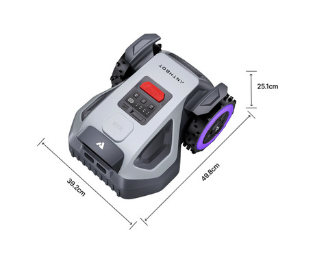 ANTHBOT M5 RTK pametna robotska kosilnica, brez žice, do 500m2, RTK GPS + Dual Vision kamera, aplikacija, AUTO mapiranje / načrtovanje poti, naklon do 45%, IPX6 vodoodpornost, WIFI, 4G, BT