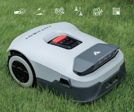 ANTHBOT GENIE 600E pametna robotska kosilnica, brez žice, do 900m2, RTK GPS + 4x AI 3D Vision kamera, aplikacija, AUTO mapiranje / načrtovanje poti, naklon do 45%, IPX6 vodoodpornost, WIFI, BT
