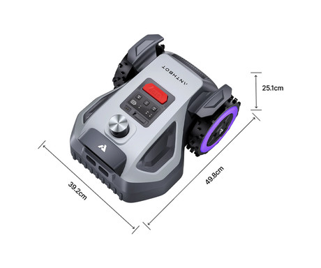 ANTHBOT M5 LiDAR pametna robotska kosilnica, brez žice, do 500m2, 360° LiDAR + Dual Vision kamera, aplikacija, AUTO mapiranje / načrtovanje poti, naklon do 45%, IPX6 vodoodpornost, WIFI, 4G, BT