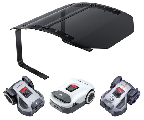 ANTHBOT GARAGE MGA03 garaža / zaščita za robotsko kosilnico, za GENIE 600 / 600E / 1000 / 3000, za M5 LiDAR / RTK / PRO, za M9 REG / PRO, zaščita pred vremenskimi vplivi, vodoodpornost, kovina, črna