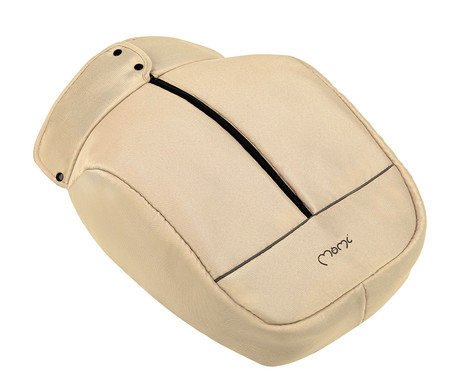 MoMi MIYA otroški voziček, zložljiv, nastavljiv, streha, 5-točkovni varnostni pas, košara, prevleka za noge, trpežna EVA kolesa, nožna zavora, +dodatki, 110x97x59cm, bež-črn