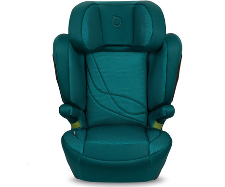 MoMi MEI otroški avtosedež, ISOFIX, nastavljiva višina, mehko oblazinjenje, širok sedež, mrežasta tkanina, za otroke 100-150cm, 84-63.5x51x49cm, zelen